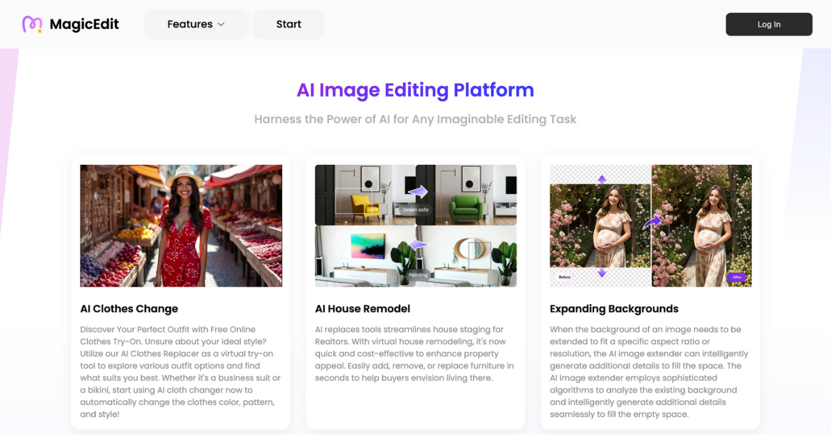 MagicCanvas: The Best AI Photo Editing Tool for Background Removal, Object Erasing & Image Expansion