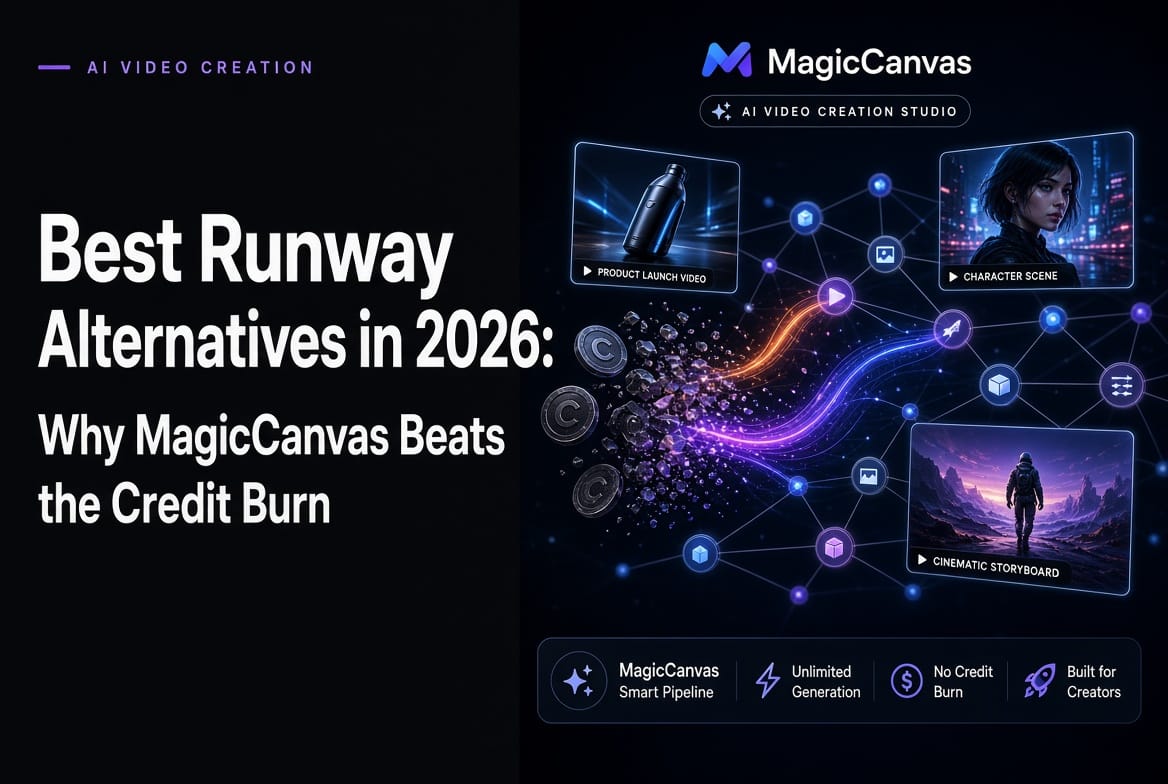 Best Runway Alternatives in 2026: Why MagicCanvas Beats the Credit Burn