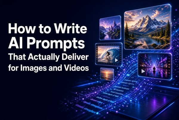 How to Write AI Prompts That Actually Deliver for Images and Videos